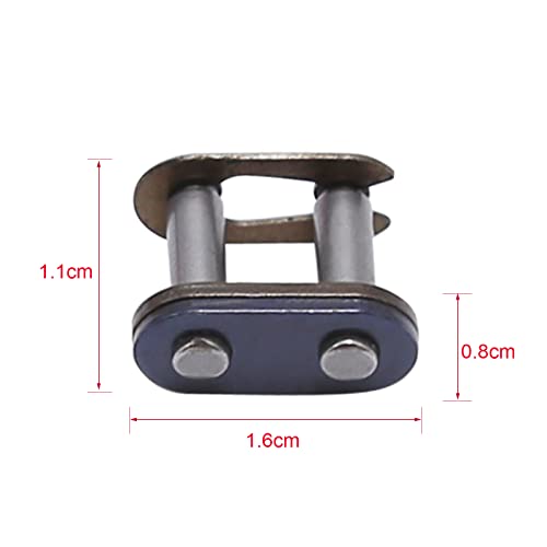 DUZFOREI دوزفوري T8F 54T مسنن خلفي مع سلسلة T8F 116 حلقة وماستر لينك لمحرك 47cc 49cc 2-ستروك دراجة نارية صينية للأطفال ميني موتو سكوتر غاز ATV كواد بيت دراجة ترابية - Image 5