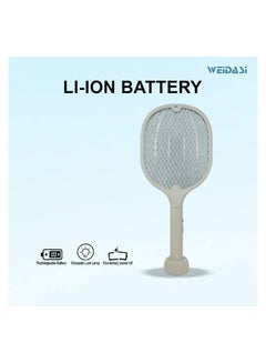 WEIDASI WEIDASI Mosquito Swatter Rechargeable Insect Killer Mosquito Lure Lamp Anti Mosquito Bat 3000V Out WD960  - Image 1