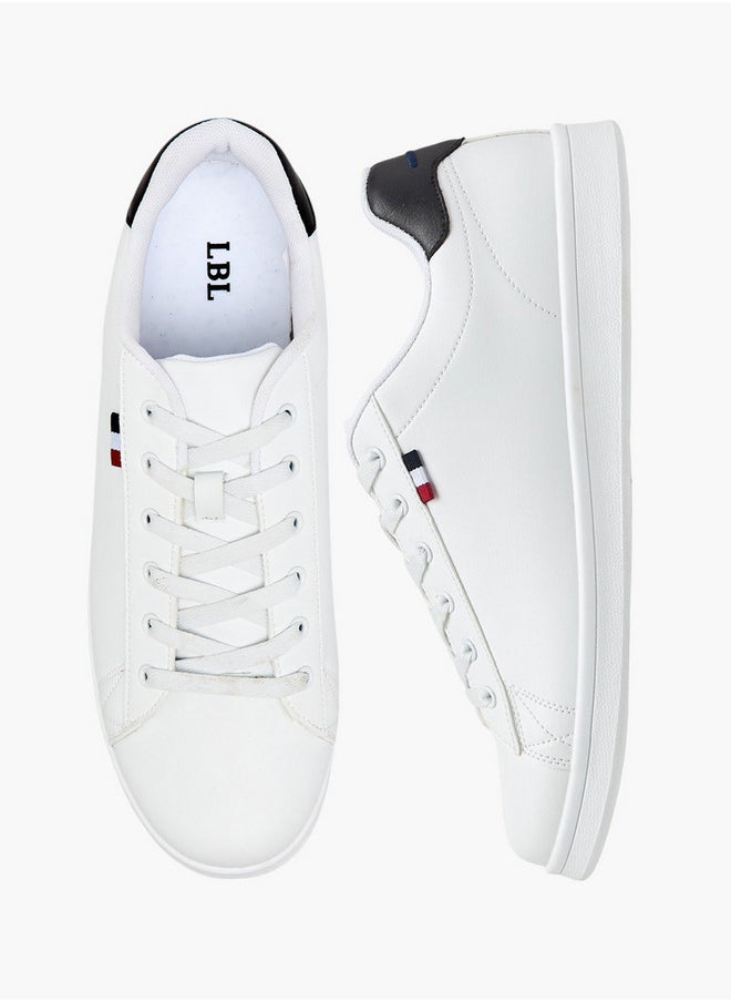 LBL by Shoexpress Men's Panelled Lace-Up Sneakers  - Image 1