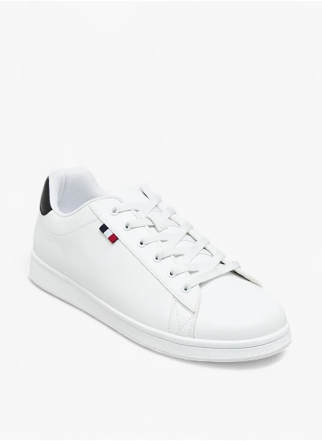 ال بي ال من شو اكسبرس Men's Panelled Lace-Up Sneakers