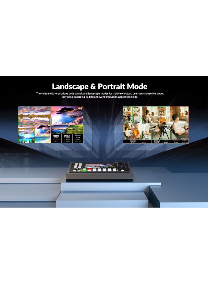 AVMATRIX SHARK S6 6-CH HDMI/SDI Video Switcher - Image 5