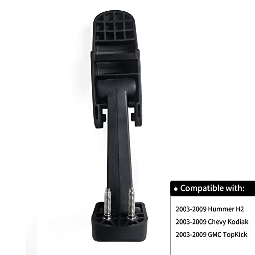 BENXUTO Hood Latch Compatible with Hummer H2 Chevy Kodiak GMC TopKick 2003 2004 2005 2006 2007 2008 2009 Black Front Hood Latch GM 15097841 - Image 4