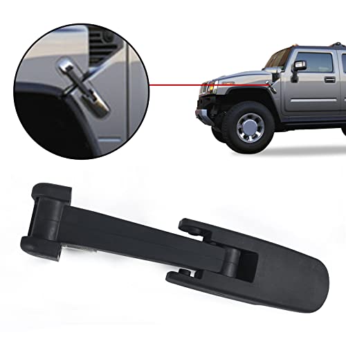 BENXUTO Hood Latch Compatible with Hummer H2 Chevy Kodiak GMC TopKick 2003 2004 2005 2006 2007 2008 2009 Black Front Hood Latch GM 15097841 - Image 2