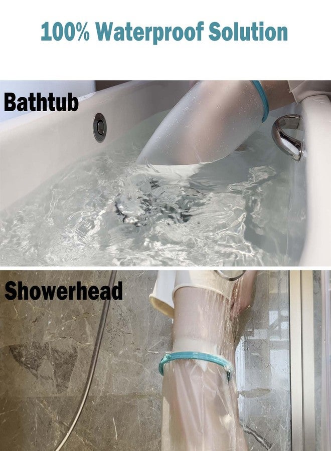 CIVJET Waterproof Cast Covers for Shower Leg (Thigh - XL), Watertight Foot Protector Cover, Broken Foot, After Surgery, Knee Scooter, Reusable, Easy to Use Protect Legs in Bath for Man,Woman… - Image 2