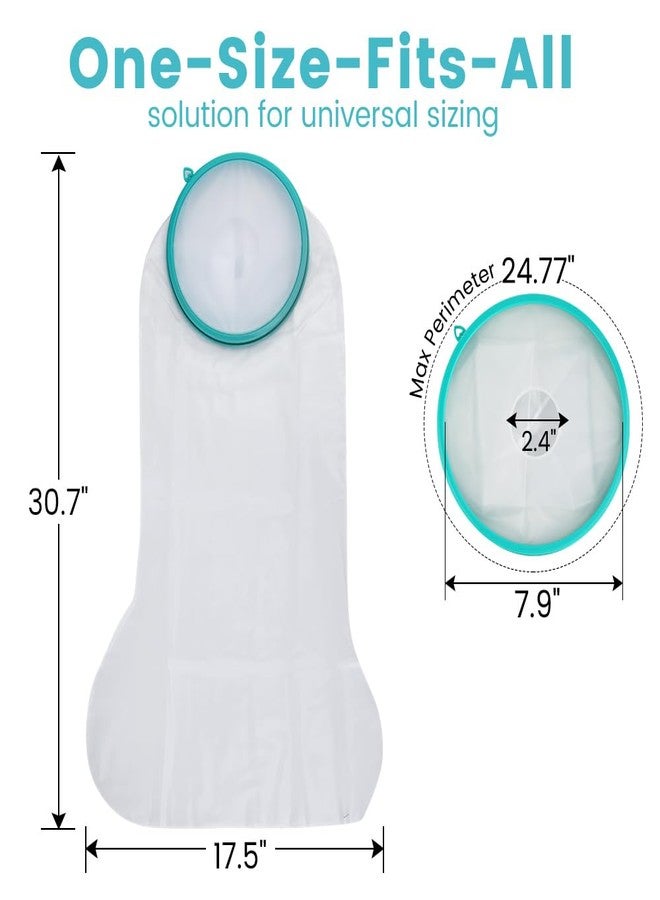 CIVJET Waterproof Cast Covers for Shower Leg (Thigh - XL), Watertight Foot Protector Cover, Broken Foot, After Surgery, Knee Scooter, Reusable, Easy to Use Protect Legs in Bath for Man,Woman… - Image 3