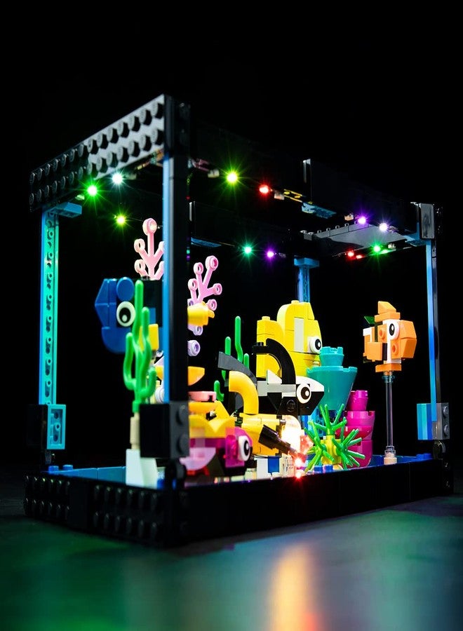 Kyglaring LED Light Kit Compatible with Lego Set 31122, Lighting Accessories Compatible with Creator Fish Tank, Lights Only (Model Not Included), Classic Version - Image 5