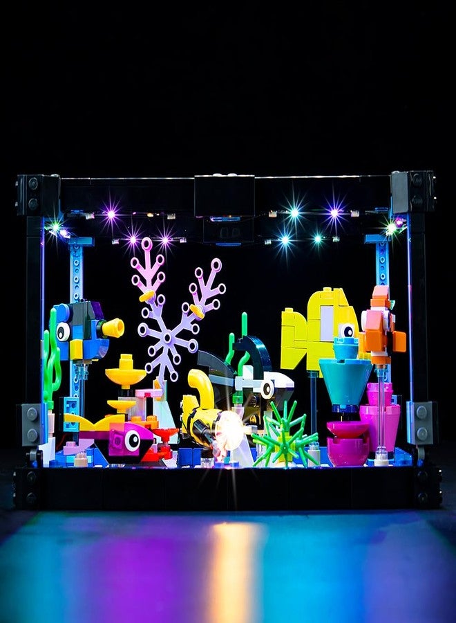 Kyglaring LED Light Kit Compatible with Lego Set 31122, Lighting Accessories Compatible with Creator Fish Tank, Lights Only (Model Not Included), Classic Version - Image 1
