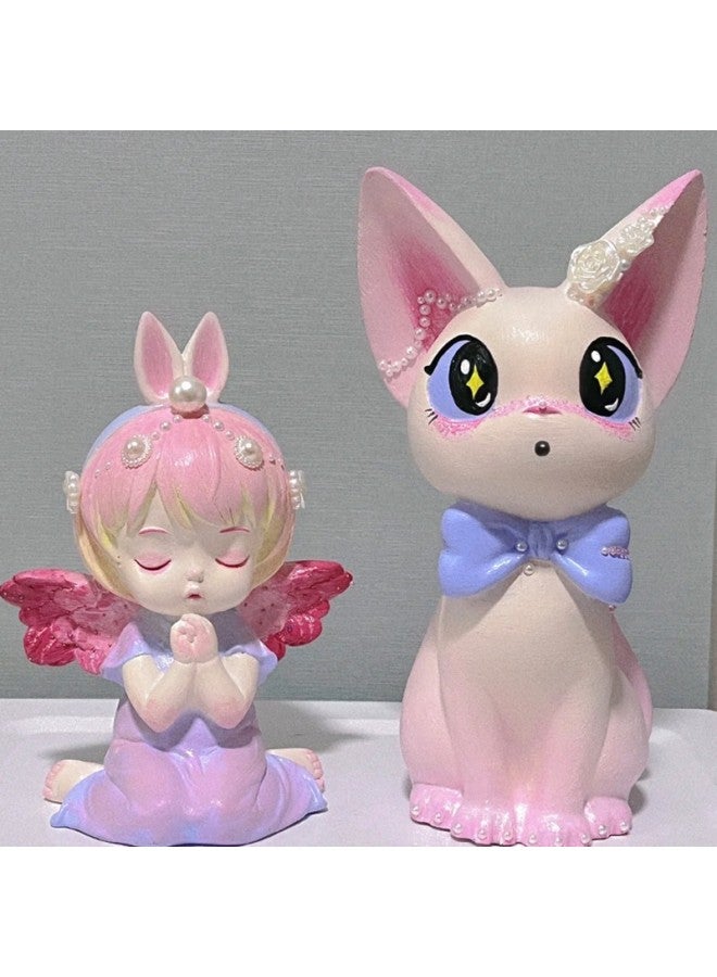 Jiji Cat Plaster Doll Coloring Diy Piggy Bank Little Red Book Net Red Sanliou Large White Embryo One-piece Delivery-Color:[real Gypsum] Backpack Beaver-free Coloring Set - Image 4