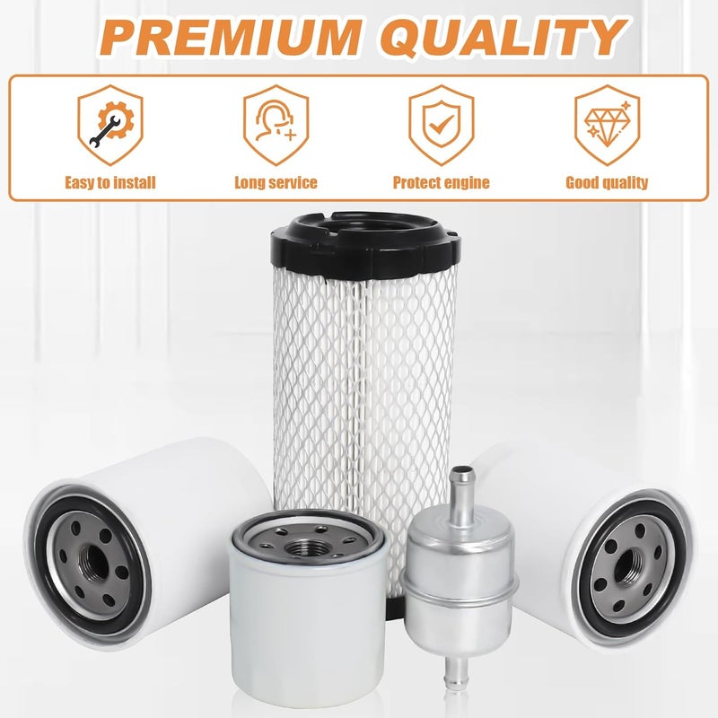 Podoy 77700-01819 Replacement Filter Kit for Kubota RTV900 - 5 Piece Set - Image 5