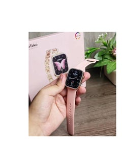 ساعة نسائية بـ 4 احذمة للتبديل + 2 سوار هدية، تتميز الساعة G10MINI شاشة AMOLED بحجم 42 ملم 4 استيك للتبديل + 2 اسوارة هدية إجراء مكالمات هاتفية مباشرة من الساعة. تلقي إشعارات من التطبيقات المختلفة. مراقبة معدل ضربات القلب. تتبع الأنشطة الرياضية. قياس درجة حرارة الجسم. التحكم في الصوتيات. إيجاد الهاتف. تنبيهات. ساعة توقيت. عداد خطوات. عداد سعرات حرارية