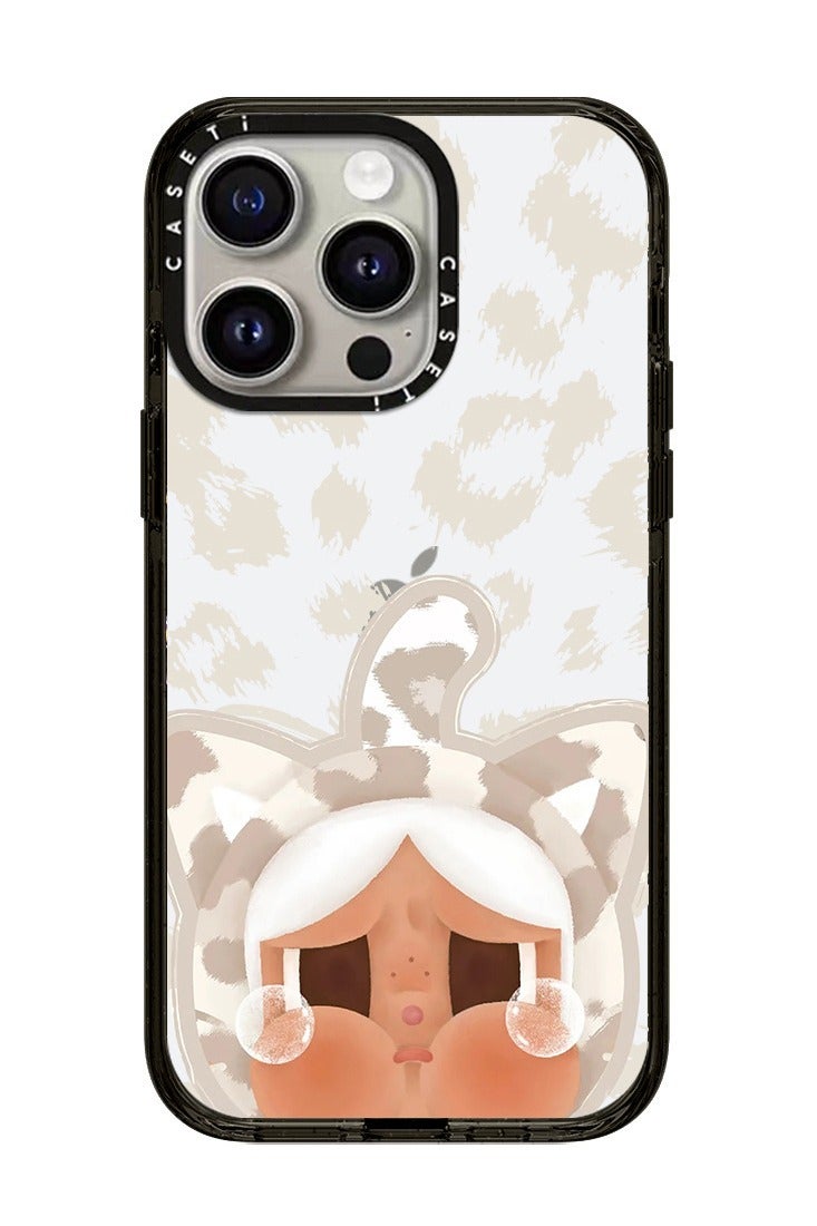 Cartoon acrylic mobile phone case suitable for iPhone 16ProMax/16Pro anti-fall all-inclusive mobile phone protective cover