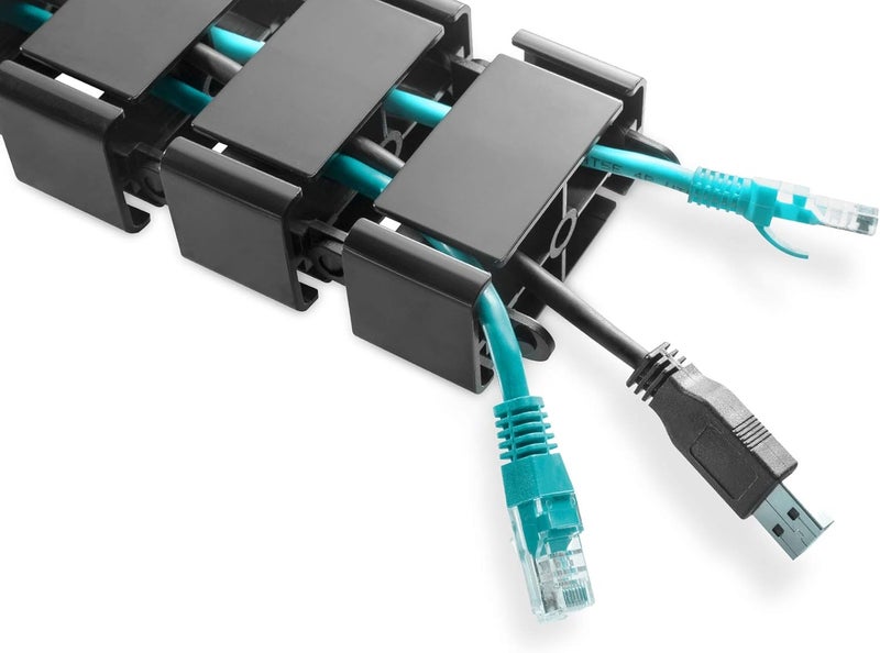DIGITUS Flexible Cable Routing, Color: black Length: 1.3 m - Image 4