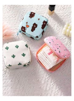 KHAJUL Sanitary Napkin Storage Bag, Feminine Menstrual Pad Bag for Teen Girls Women Ladies (Pink)  - Image 4