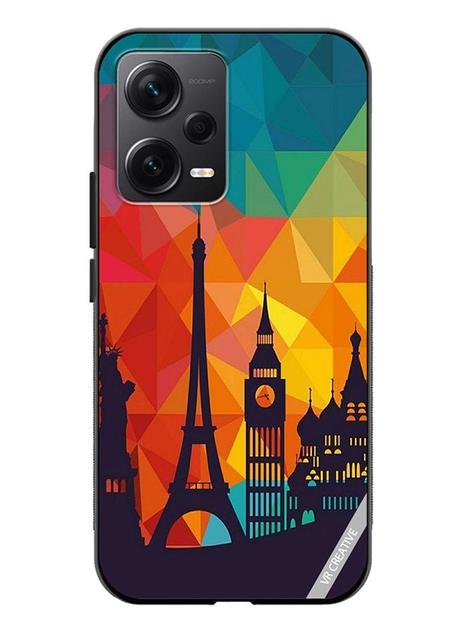 VR CREATIVE Protective Case Cover For Xiaomi Redmi Note 12 Discovery Popular Place Design Multicolour - Image 1