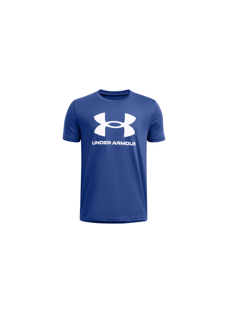 UNDER ARMOUR Boys' Sportstyle Logo Short Sleeve T-shirt