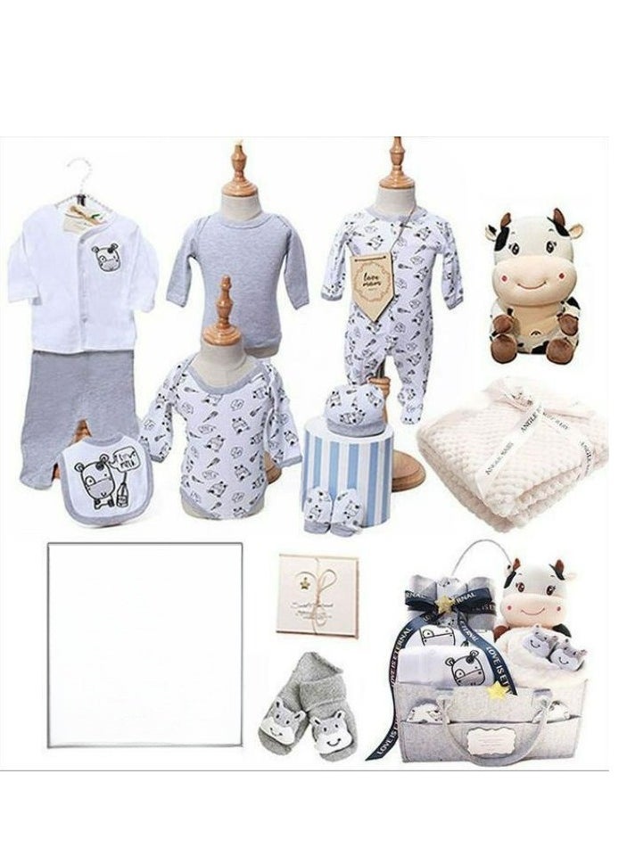 BITA - 15 Piece Set - Quality Newborn Gift Box Set Made Of Pure Cotton Newborn Baby Gift Box - Image 1