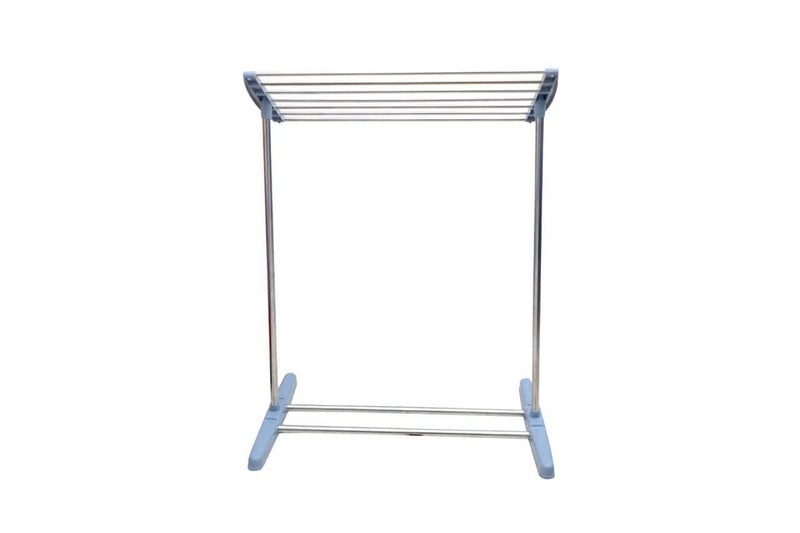Cyrox Mobile Towel Rack Cloth Drying Stand Stainless Steel and Plastic Made Mobile Towel and Cloth Rack Holder (1Pcs) - Image 3