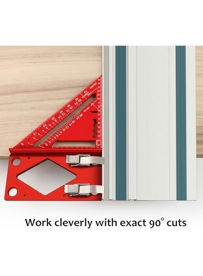 Qivine Red 340mm دليل مسار رأي منشار مع تصميم مضاد للانقلاب لقطع دقيق - Image 5