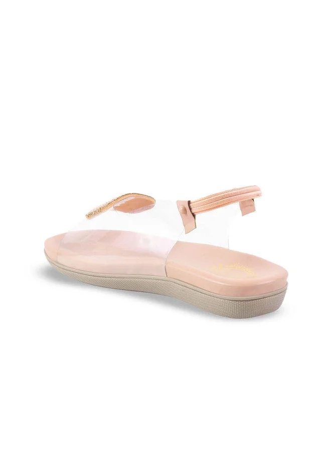 شوتوبيا Shoetopia Girls Embellished Party Open Toe Flats
