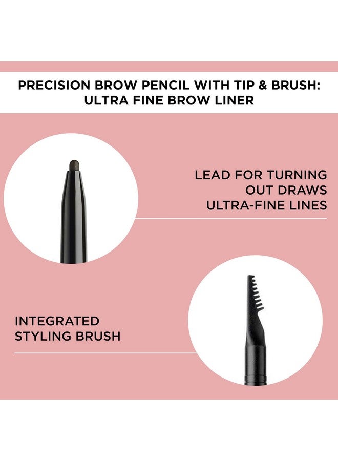 أرتديكو قلم تحديد الحواجب فائق الدقة من ARTDECO - لون فحمي - طرف رفيع ملتوي يُنشئ خطوطًا فائقة الدقة - فرشاة تجميل مدمجة - مقاوم للتلطخ ومقاوم للماء - قلم حواجب - مكياج عيون - نباتي - 0.03 أونصة - Image 4