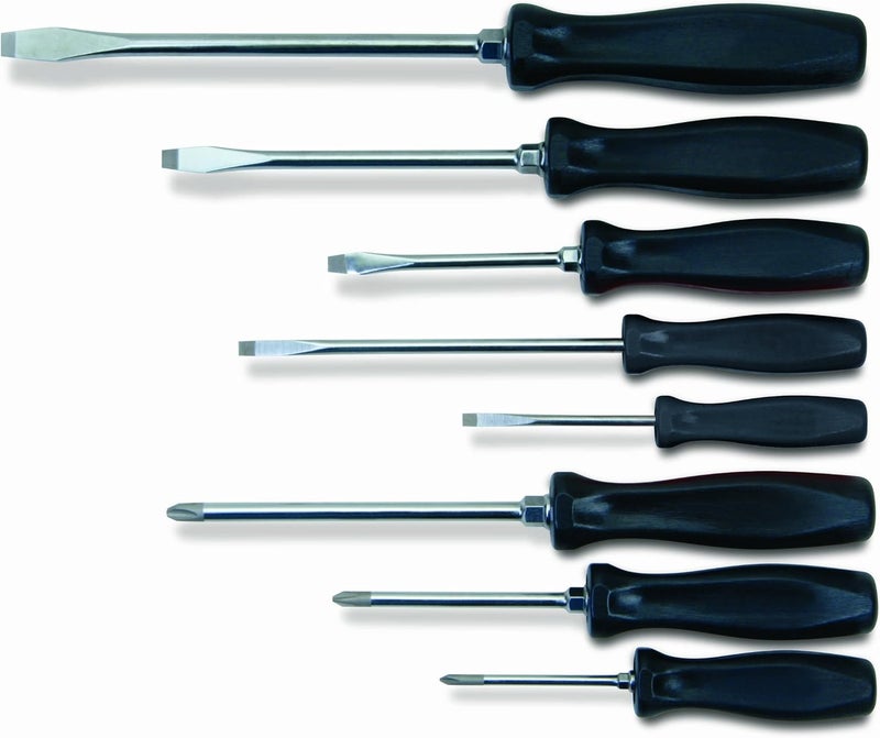 Williams 100P-8MD 8-Piece Premium Mixed Screwdriver Set with Comfort Grip Handles - Image 1