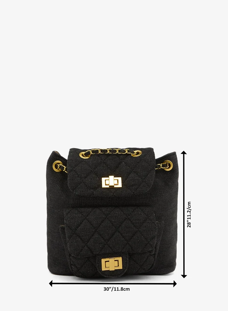 Ella  Denim Backpack For School And Travel for Women | Best Price UAE