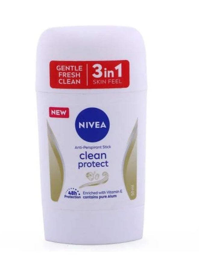 Nivea Black and White Deodorant 48 Hour Protection, Original, 50 ml