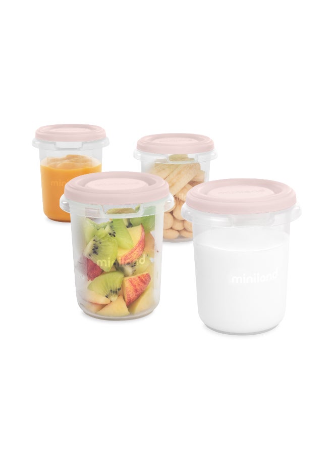 Miniland Set Of 4 Airtight Hermisized Candy 250Ml - Image 1