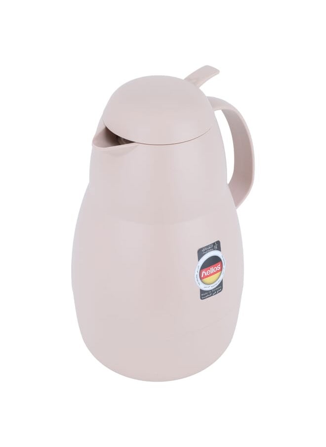 Alsaif Gallery - Helios thermos, 1.5 liters, thermal glass inner container, plastic outer shell - light brown - Image 1