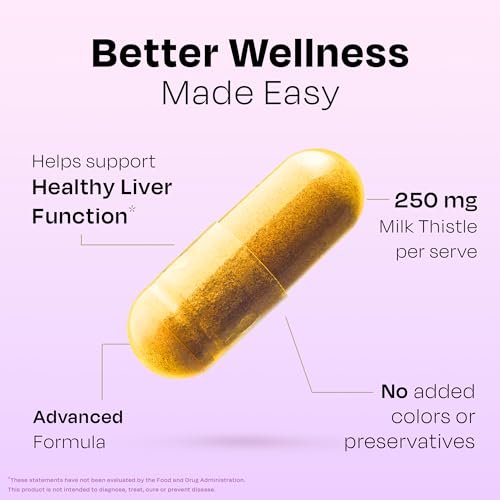 AURIC Milk Thistle ++ 60 Capsules | Elite Formula | Daily Wellness Support | Veg Capsules | Gluten-Free | Additive-Free | Plant-Based| 500 mg actives per serve - Image 5