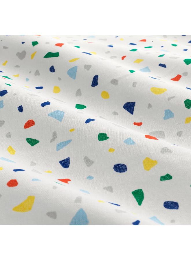 erorex Duvet cover and pillowcase, white/mosaic patterned, 150x200/50x80 cm - Image 5