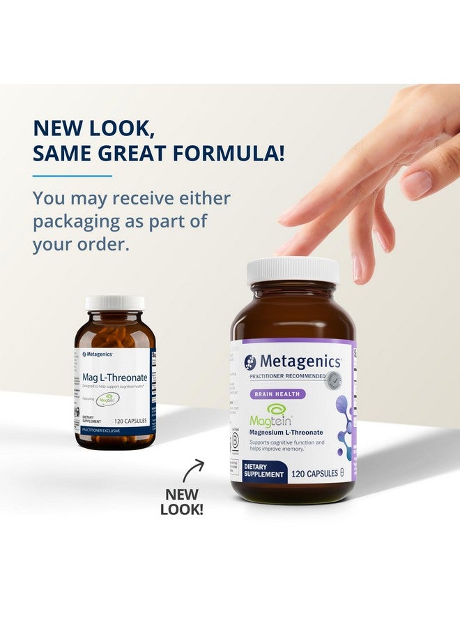 ميتاجينكس ميتاجينيكس مغنيسيوم إل-ثريونات - 147 ملغ مغنيسيوم على شكل إل-ثريونات - ماجتين مغنيسيوم - لصحة الدماغ* - مكمل غذائي معدني - غير معدل وراثيًا وخالٍ من الغلوتين - 120 كبسولة - Image 3