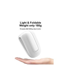 Hagibis Foldable Cell Phone Stand Desktop Cell Phone Stand Mini Adjustable Cute Phone Holder For Iphone 13 12 11 Pro Max Ipad Mini Samsung Tablet White  - Image 4