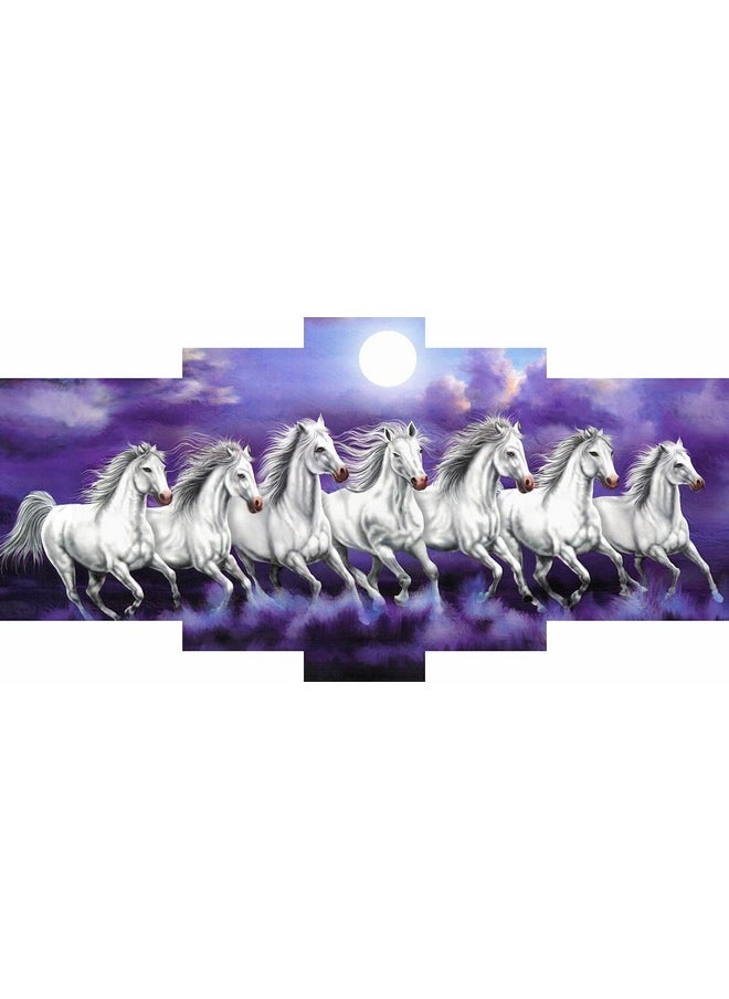 Paintings Seven Running Horses Sunrise Uv Textured Self Adhesive Religious Panel Painting, 36 Inch X 18 Inch, White, Set Of 5 - pzsku/Z3C3A55DCBF0EDC6DAE15Z/45/_/1725608305/0a0bdb28-0bb0-4e0b-8c8f-a867ca0d9864