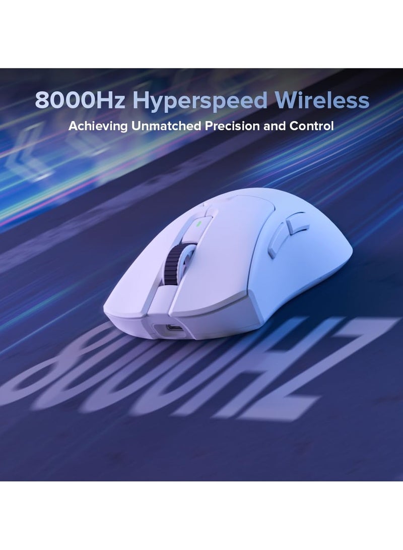 ديلوكس ماوس الألعاب اللاسلكي ثنائي الوضع DELUX M900PRO مزود بقاعدة شحن RGB ومستشعر PAW3395 بدقة 26000 نقطة في البوصة وأزرار قابلة للبرمجة - Image 5