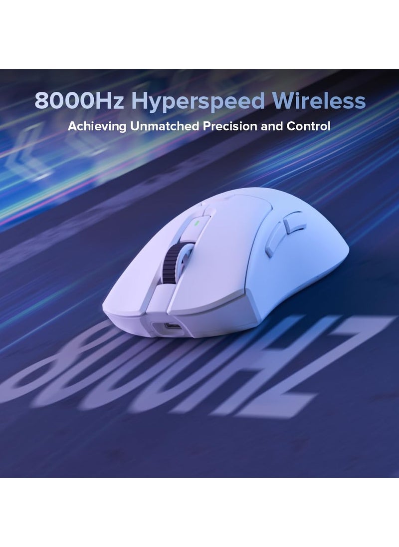 DELUX - DELUX M900PRO Dual Mode Wireless Gaming Mouse RGB Charging Dock PAW3395 Sensor with 26000DPI, Programmable Buttons - Image 1