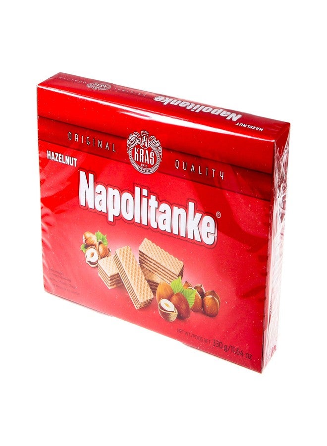 Kras Napolitanke Hazelnut Wafers 330g/11.6oz Pack of 3, 11.64 Ounce (Pack of 3)
