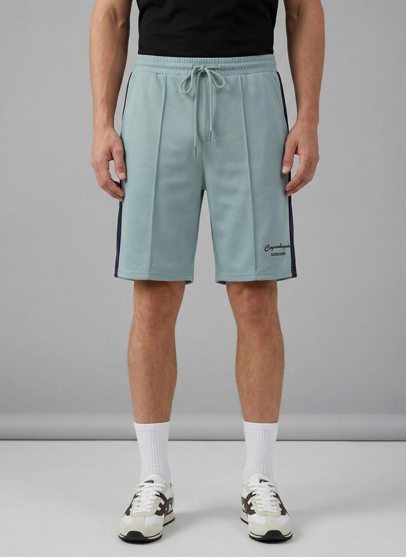 Nobero Copenhagen Shorts | Men’s Shorts | Regular Fit | 260 GSM 100% Cotton Terry | Breathable Comfort for Daily Wear | Elasticated Drawstring Waist + Side & Welt Pockets | Available in 5 Colours - Image 2