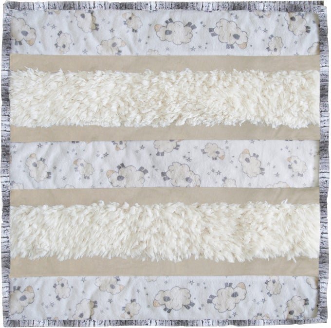 MINKY WEE ONES LOVE EWE CUDDLE KIT QUILT KIT