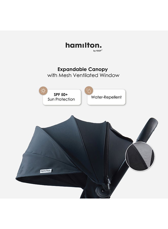Hamilton Everyday Stroller - Quick Fold & Easy Store in Cabin Overhead Compartments - Autofold System - Image 5