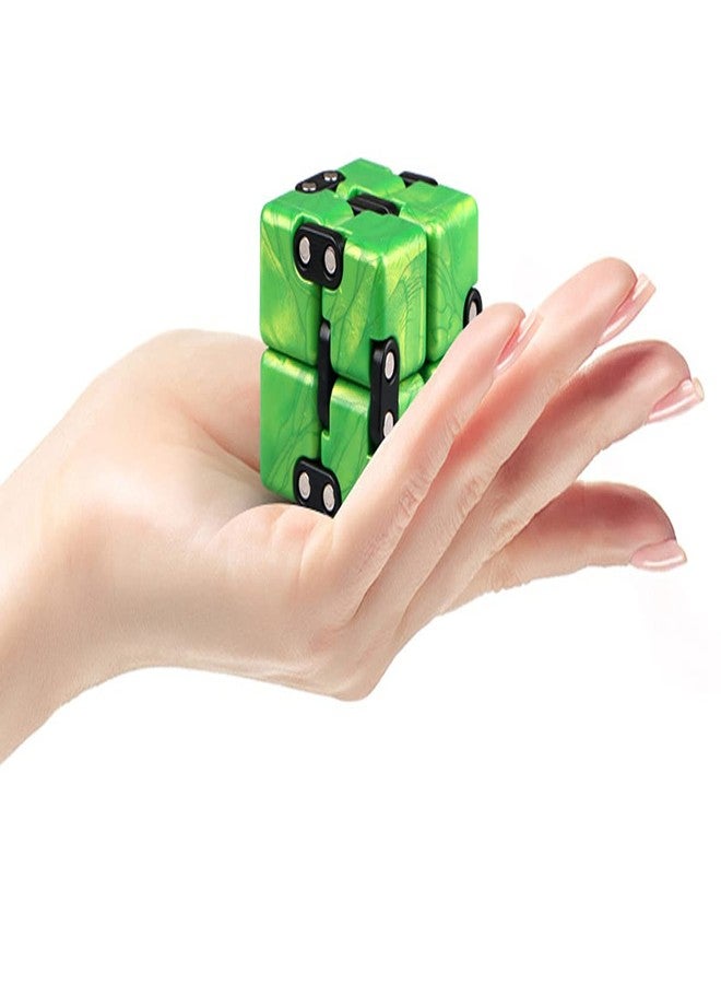 TANCH Magic Crazy Cube Stress & Anxiety Relief Toy Killing Time Fidget Toy for Kids Adults ADD ADHD (Green) - Image 4