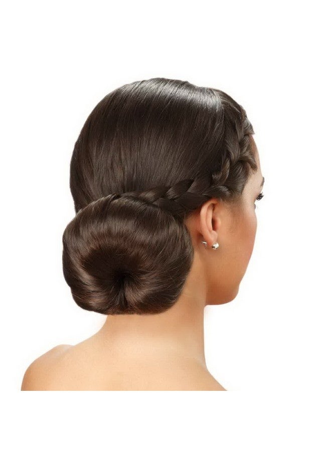 Goldrose Buns 2 Pieces Magic Hair Styling Styler Twist Ring Former Shaper Doughnut Donut Chignon Bun Maker Clip Hair Curler Accessory Small & Large (Brown)