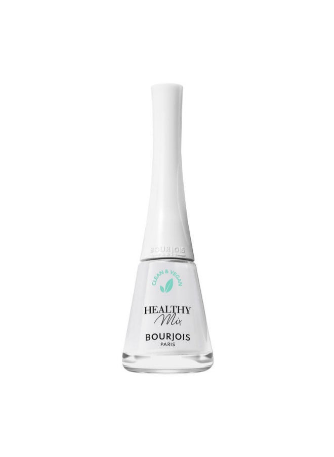 BOURJOIS PARIS - Bourjois Healthy Mix Vegan Nail Polish –  100 –  Blanc'Hantement, 9ml - Image 1