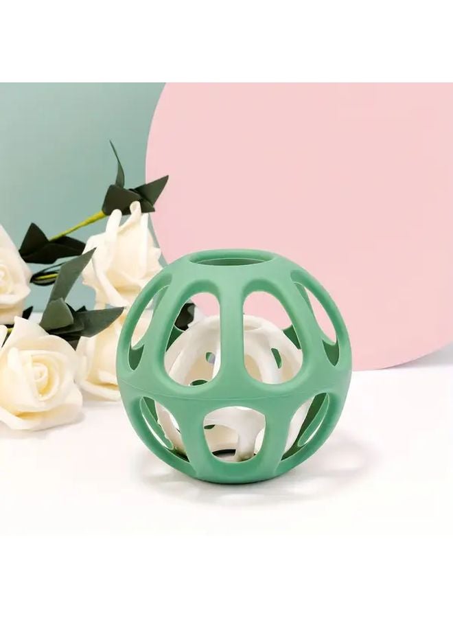 Green Sensory Balls For Kids Soft Hollow Double Ball Toys Non Electric Safe - Image 1