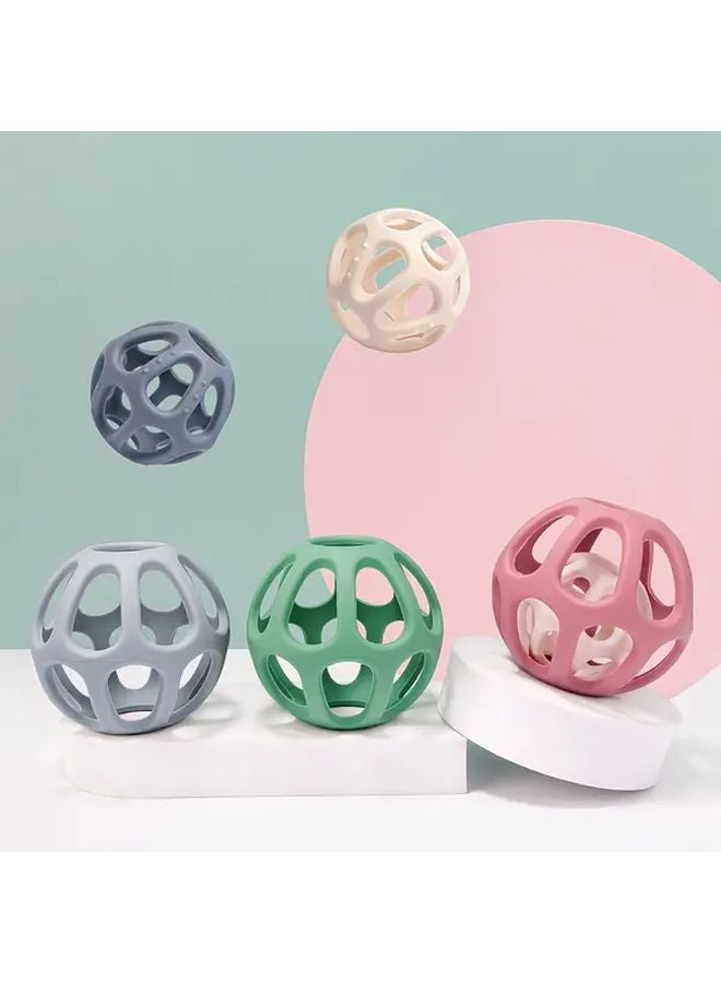 Green Sensory Balls For Kids Soft Hollow Double Ball Toys Non Electric Safe - Image 2