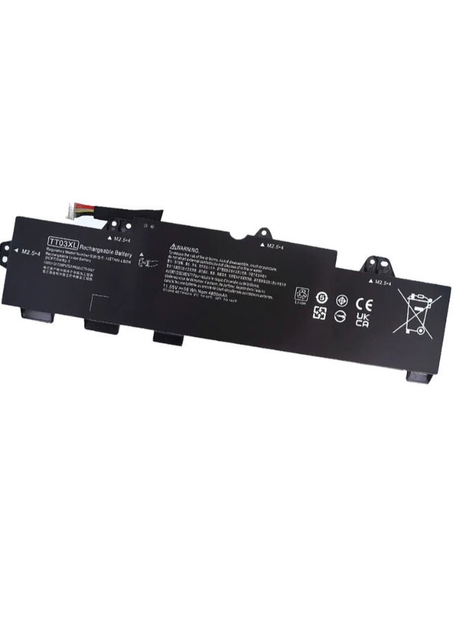 لاب-تك بطارية كمبيوتر محمول متوافقة مع أجهزة EliteBook 755 G5 وEliteBook 850 G5 وZBook 15u G5 وEliteBook 850 G6 وZBook 15u G6 - تناسب أرقام الأجزاء 932824-1C1 و933322-855 وHSTNN-DB8K وTT03XL - 4850 مللي أمبير/ساعة / 56 واط/ساعة - ضمان لمدة 6 أشهر من LAPTECH - Image 1