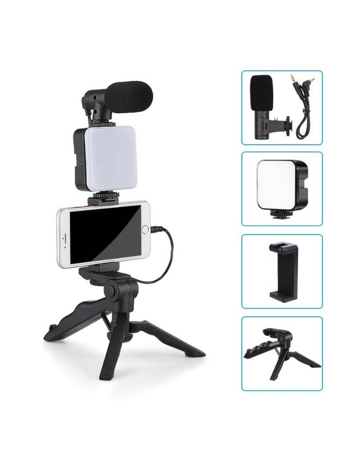 T I G O Live Stream Stand, Teleprompter Phone Tripod Stand, Desktop and Handheld Dual-Camera Mount with Selfie Mirror and Bluetooth Remote, 360° Adjustable Vlogging Kit for Live Streaming and Video Recording - Image 3