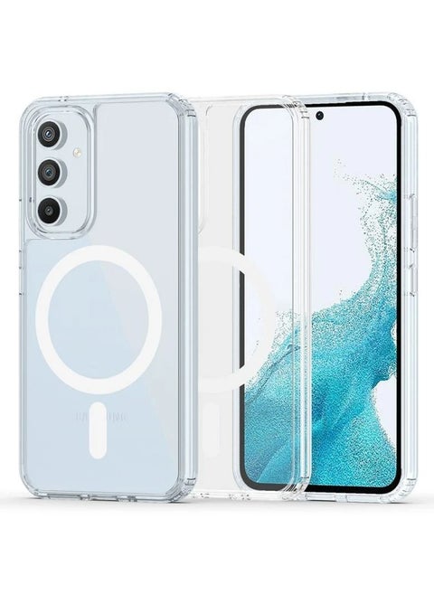 Case for Samsung Galaxy S24 Plus D3O Gear4 Crystal, transparent, supports Magsafe wireless charging, made of high-quality TPU