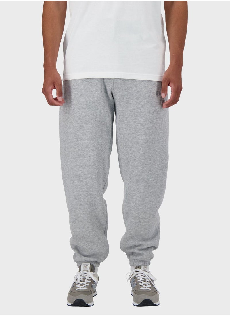 New Balance - Logo Fleece Graphic Sweatpants - Image 1