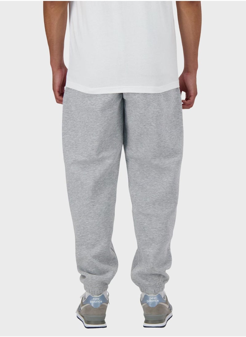 New Balance - Logo Fleece Graphic Sweatpants - Image 1